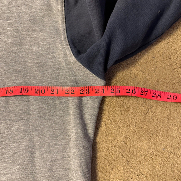 Champion Baseball Hall of Fame Zip Mens Sweatshirt Large Gray Navy Enbroidered - Picture 8 of 8